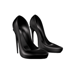 Bimba black heels